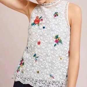 Maeve x Anthropologie Macie Lace Blouse